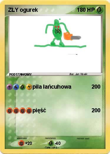 Pokemon ZŁY ogurek