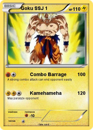 Pokemon Goku SSJ 1