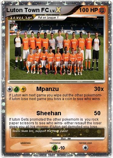Pokemon Luton Town FC