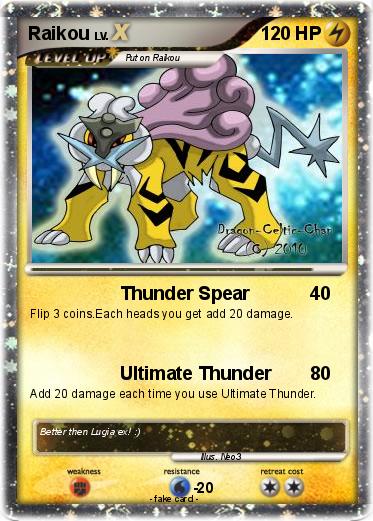 Pokemon Raikou
