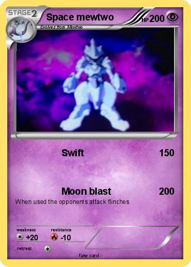 Pokemon Space mewtwo