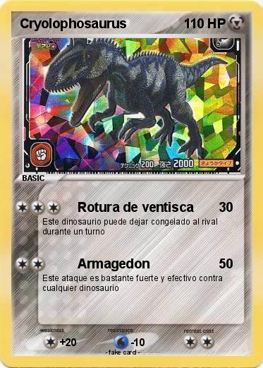 Pokemon Cryolophosaurus