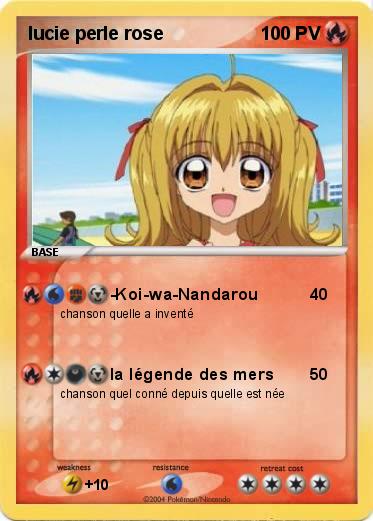 Pokemon lucie perle rose