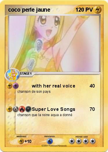 Pokemon coco perle jaune