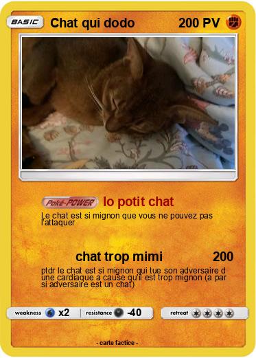 Pokemon Chat qui dodo