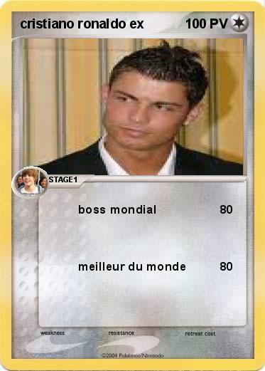 Pokemon cristiano ronaldo ex