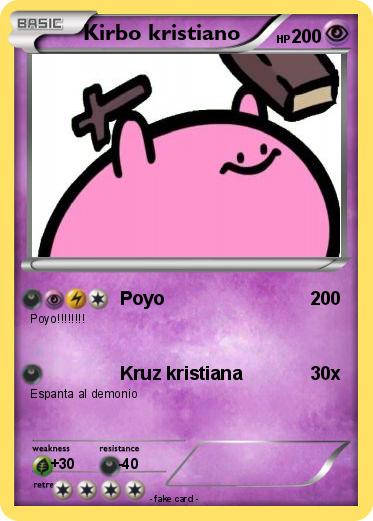 Pokemon Kirbo kristiano