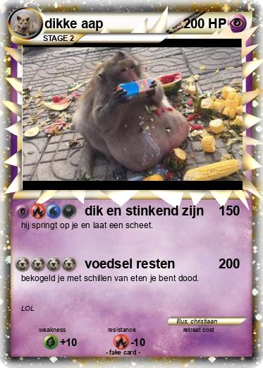 Pokemon dikke aap