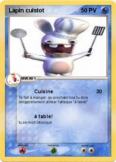 Pokemon Lapin cuistot