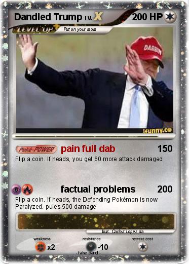 Pokemon Dandled Trump
