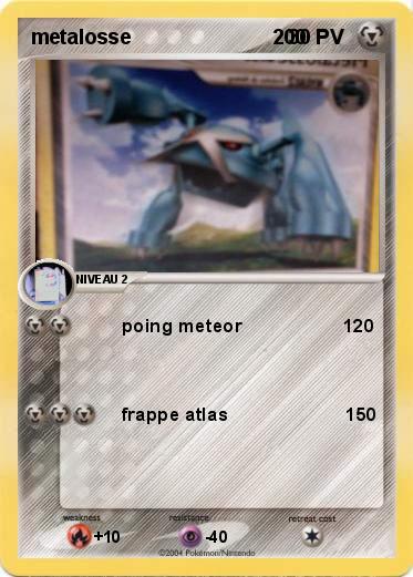 Pokemon metalosse                         200