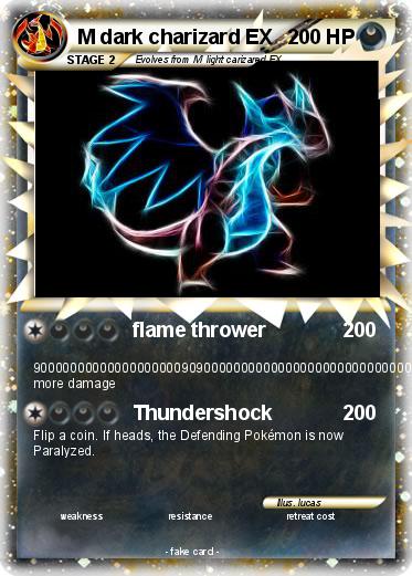 Pokemon M dark charizard EX