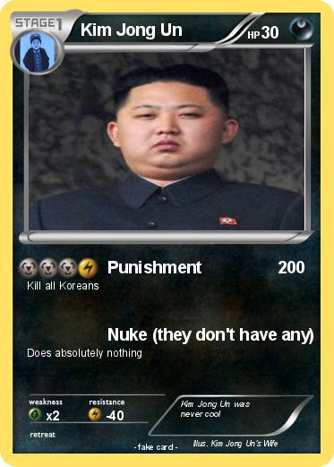 Pokemon Kim Jong Un