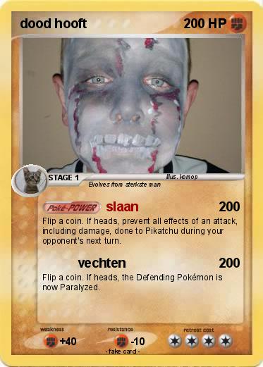 Pokemon dood hooft
