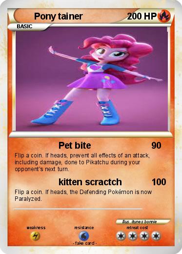 Pokemon Pony tainer