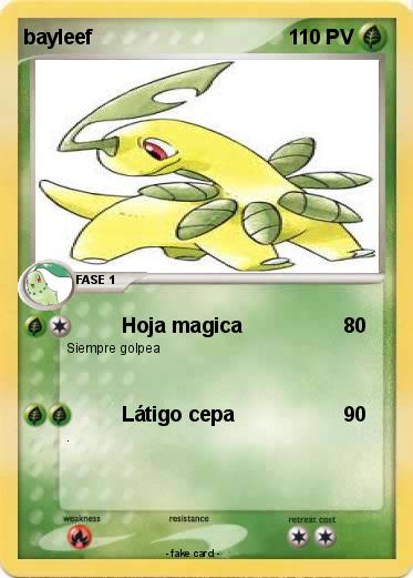 Pokemon bayleef