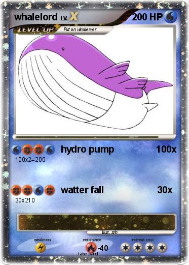 Pokemon whalelord
