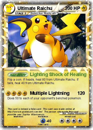 Pokemon Ultimate Raichu