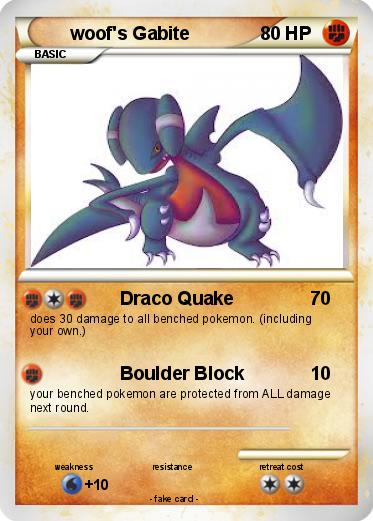 Pokemon woof's Gabite
