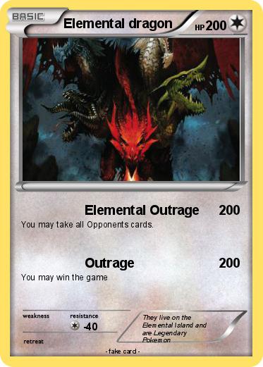 Pokemon Elemental dragon