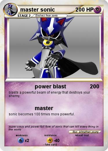 Pokemon master sonic