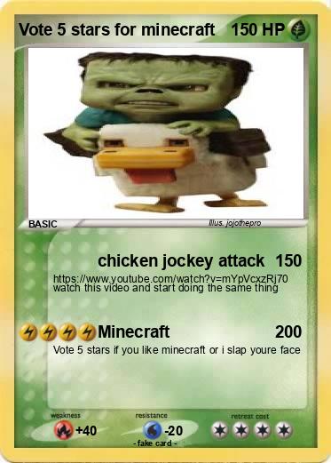 Pokemon Vote 5 stars for minecraft