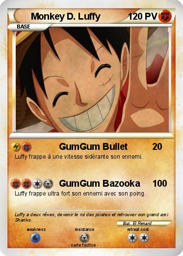 Pokemon Monkey D. Luffy