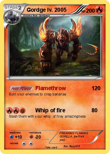 Pokemon Gordge lv. 2005