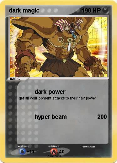 Pokemon dark magic