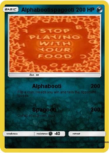 Pokemon Alphabootispagooti