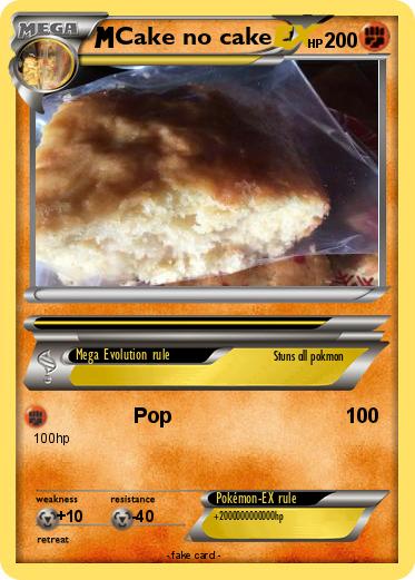 Pokemon Cake no cake