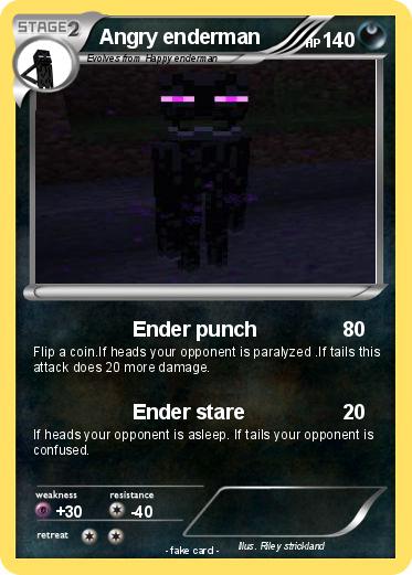 Pokemon Angry enderman