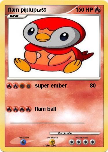Pokemon flam piplup