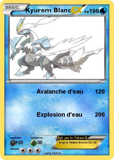 Pokemon Kyurem Blanc
