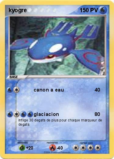 Pokemon kyogre