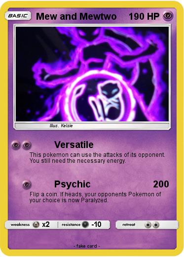 Pokemon Mew and Mewtwo