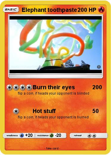 Pokemon Elephant toothpaste