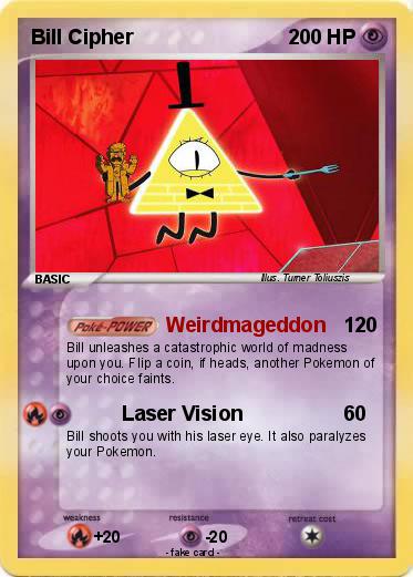 Pokemon Bill Cipher