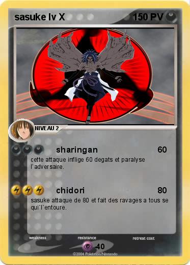 Pokemon sasuke lv X