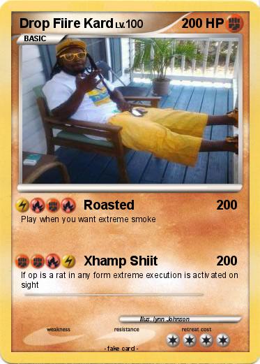 Pokemon Drop Fiire Kard