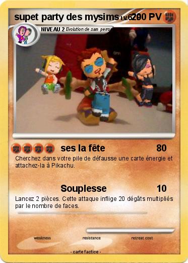 Pokemon supet party des mysims