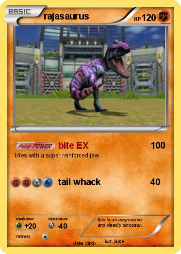 Pokemon rajasaurus