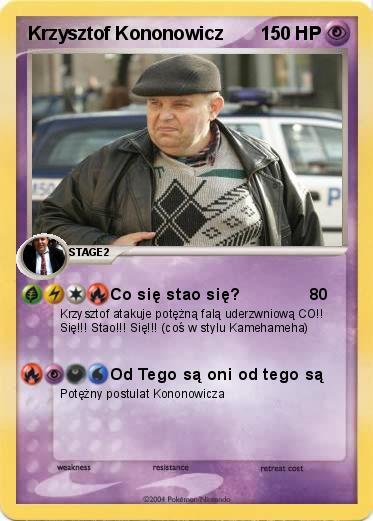 Pokemon Krzysztof Kononowicz