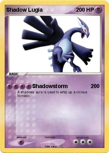 Pokemon Shadow Lugia