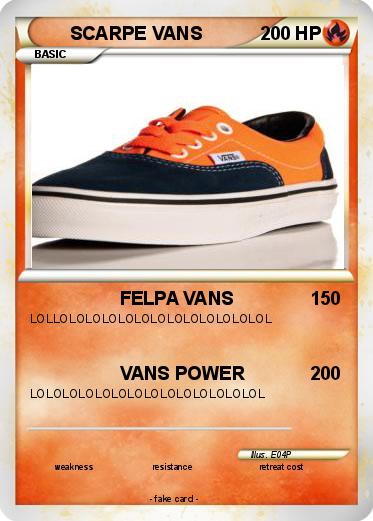 Pokemon SCARPE VANS