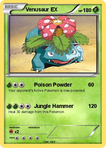 Pokemon Venusaur EX