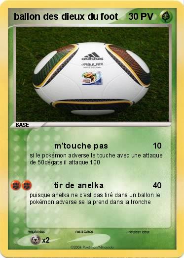 Pokemon ballon des dieux du foot