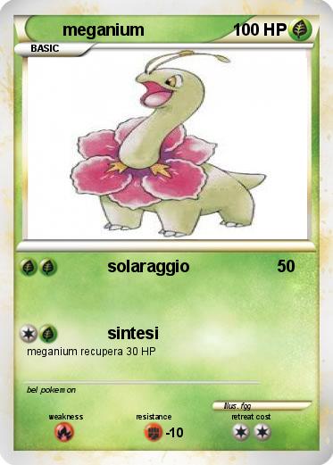 Pokemon meganium