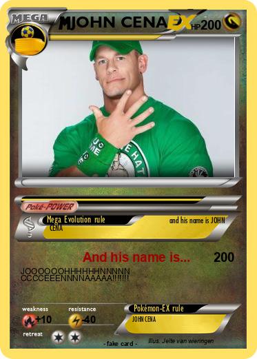 Pokemon JOHN CENA