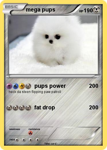 Pokemon mega pups